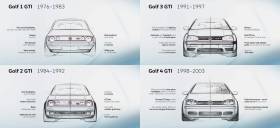 Volkswagen Golf GTi: Μία μάσκά - 8 γενιές