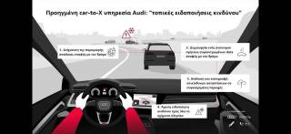 Η Audi θα χρησιμοποιεί προηγμένη τεχνολογία για να αυξήσει την οδική ασφάλεια